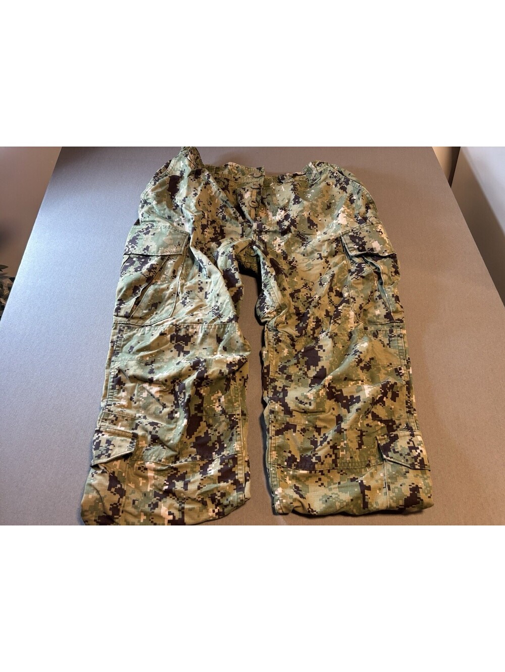 US Navy Pants Small Reg Working Uniform Type III Military Camo